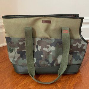 Camo Canvas Dog Carrier Tote